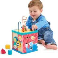 Early Learning Centre Wooden Cube Activity Toy