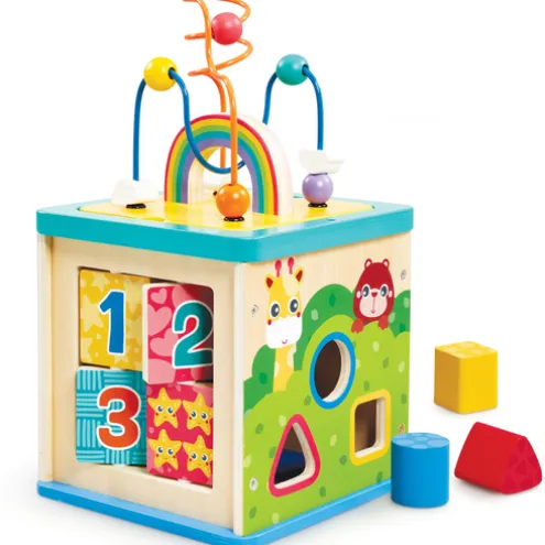 Early Learning Centre Wooden Cube Activity Toy