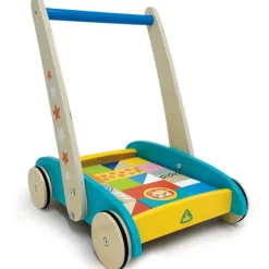 Early Learning Centre Wooden Toddle Truck and Bricks