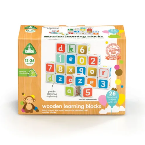 Early Learning Centre Wooden Learning Blocks