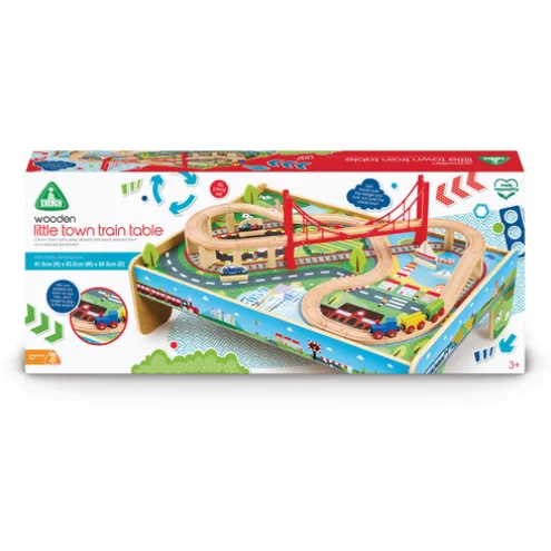 Early Learning Centre Wooden Little Town Train Table