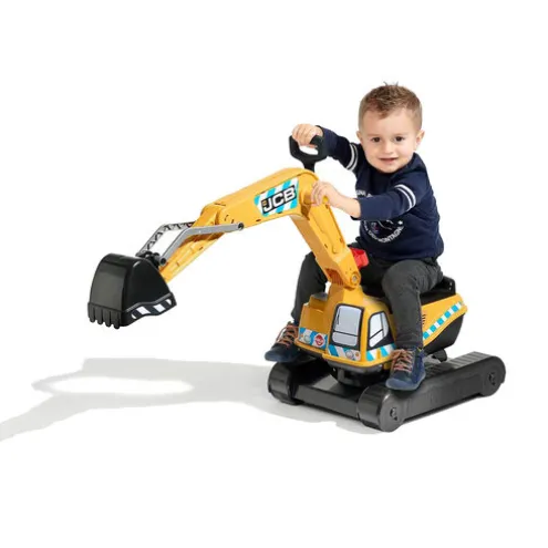 Falk JCB Digger Ride On and Helmet