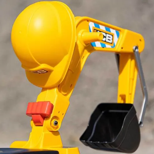 Falk JCB Digger Ride On and Helmet
