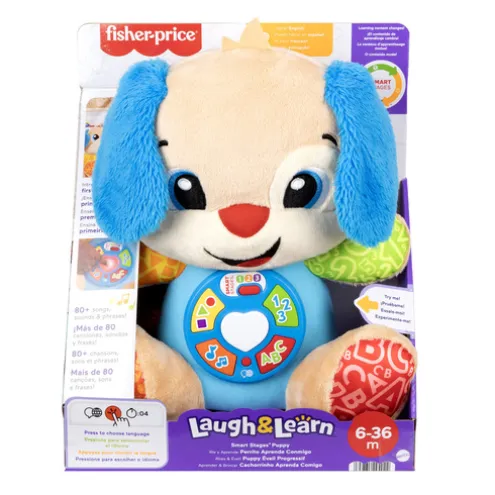 Fisher-Price Laugh & Learn Blue Smart Stages Puppy Learning Toy