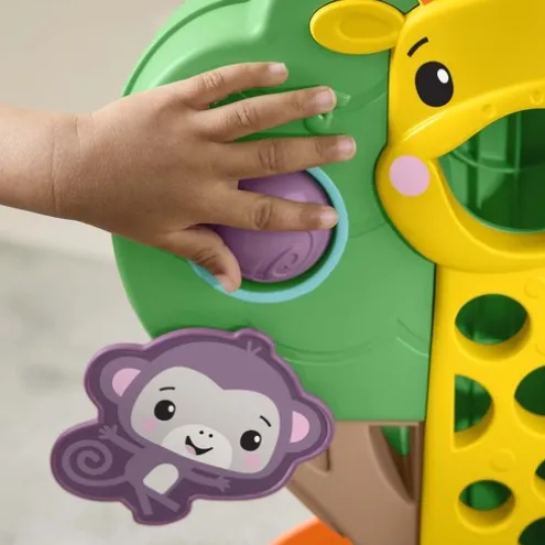 Fisher-Price Sit-To-Stand Jungle Tree Activity Toy