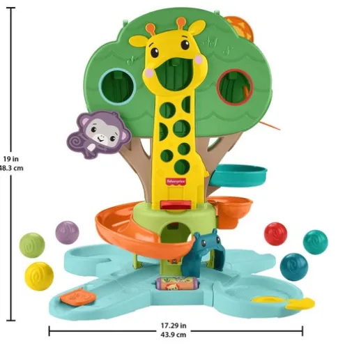Fisher-Price Sit-To-Stand Jungle Tree Activity Toy