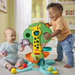 Fisher-Price Sit-To-Stand Jungle Tree Activity Toy