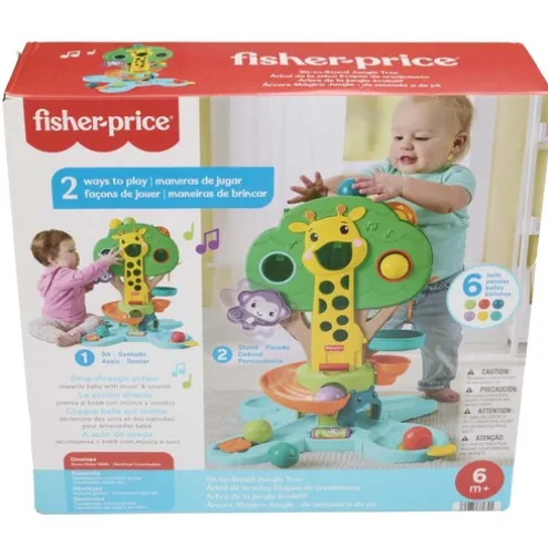 Fisher-Price Sit-To-Stand Jungle Tree Activity Toy