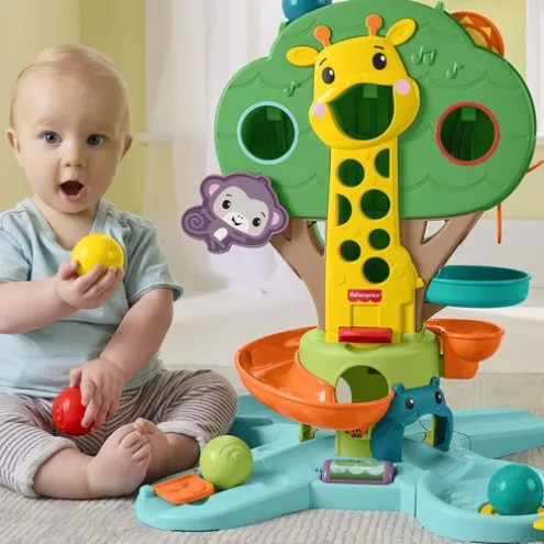 Fisher-Price Sit-To-Stand Jungle Tree Activity Toy