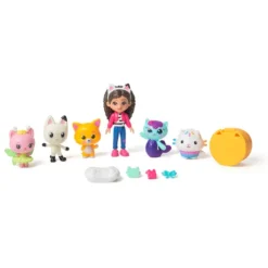 Gabby's Dollhouse Cat-venture Crew 6 Figure Pack The Movie