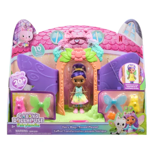 Gabby's Dollhouse Fairylandia Fairy Magic Reveal Playset