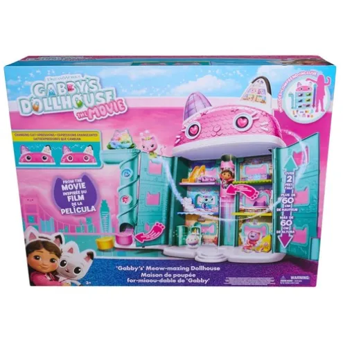 Gabby's Dollhouse Gabby’s Meow-mazing Doll House Playset The Movie