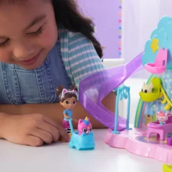 Gabby's Dollhouse Kitty Care Ear Purrfect Playroom Playset