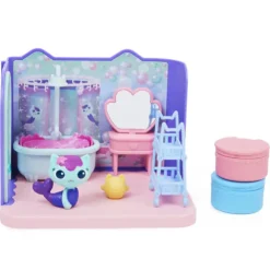 Gabby's Dollhouse Mercat Primp and Pamper Bathroom Playset
