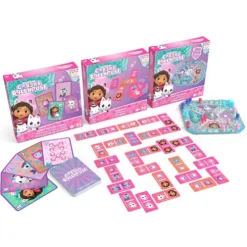 Gabby's Dollhouse Mini Board Game Bundle