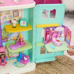 Gabby's Dollhouse Pillow Cat Sweet Dreams Bedroom Playset