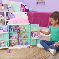 Gabby's Dollhouse Pillow Cat Sweet Dreams Bedroom Playset