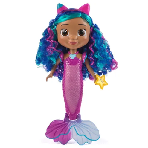 Gabby's Dollhouse Sing and Shine Mermaid Gabby Doll The Movie