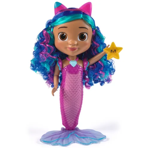 Gabby's Dollhouse Sing and Shine Mermaid Gabby Doll The Movie