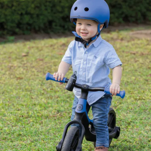 Globber 10 Inch Go Elite Balance Bike Navy Blue