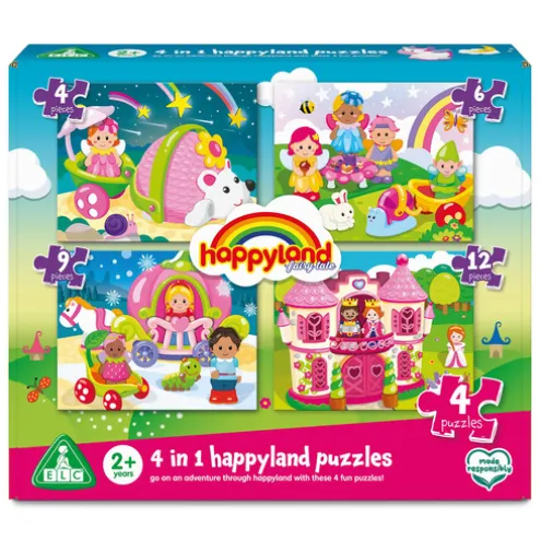 Happyland 4 in 1 Fairytale Puzzles