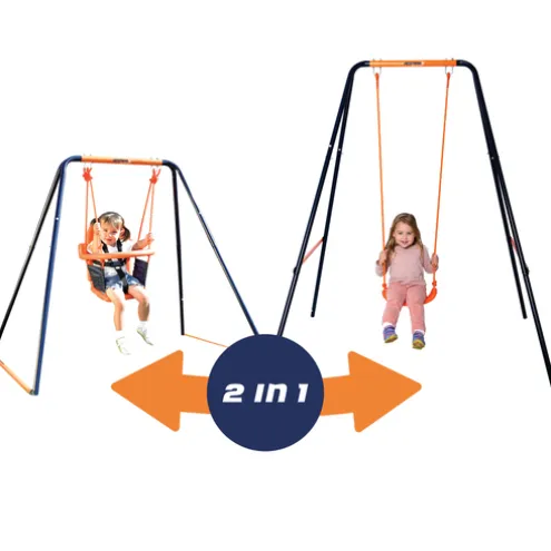 Hedstrom Deluxe 2 in 1 Swing Set