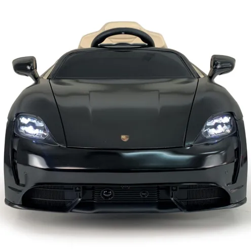 Injusa Porsche Taycan Turbo S 12V Black Electric Ride On Car