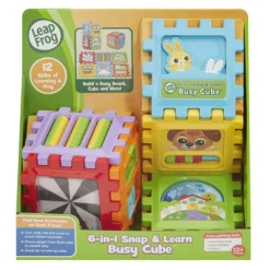 LeapFrog 6 in 1 Snap and Learn Busy Cube Toy