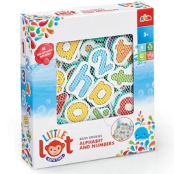 Little Lot Bathtime Alphabet and Number Stickies Bath Toy
