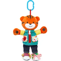 Little Lot Learn to Dress Tiger Pram Toy
