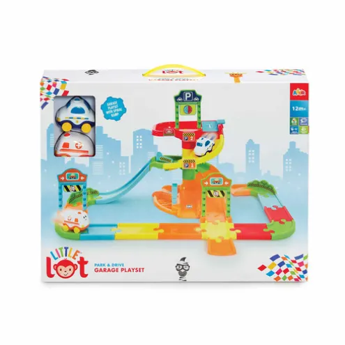 Little Lot Park and Drive Garage Playset