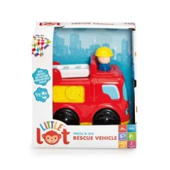 Little Lot Press & Go Fire Engine Rescue Vehicle