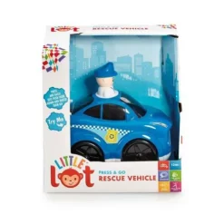Little Lot Press & Go Police Car Rescue Vehicle