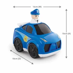 Little Lot Press & Go Police Car Rescue Vehicle