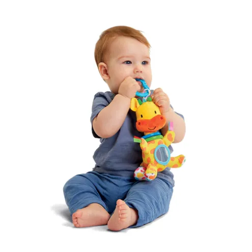 Little Lot Pull & Jiggle Giraffe Pram Toy