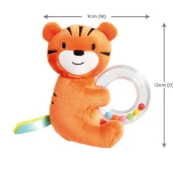 Little Lot Shake and Squeak Ring Rattle (Styles Vary)