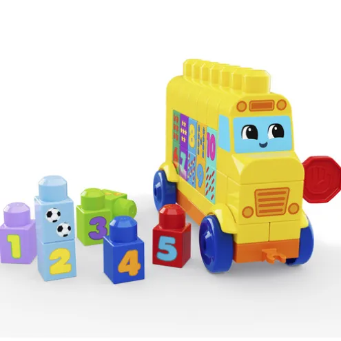 Mega Bloks Build and Count Bus Building Set