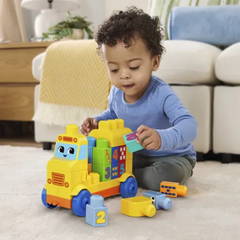 Mega Bloks Build and Count Bus Building Set