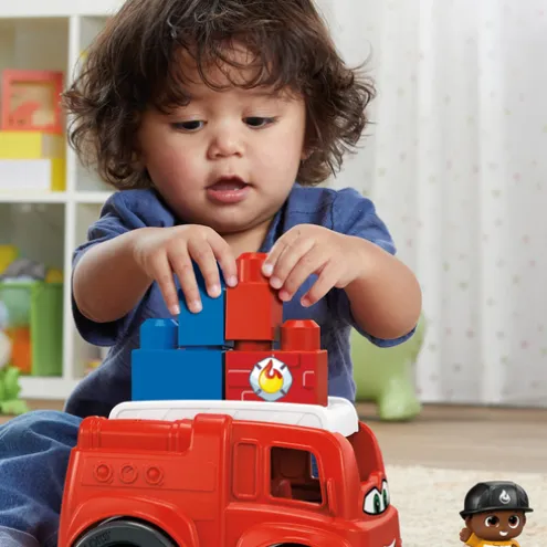 Mega Bloks First Builders Freddy Firetruck Building Set