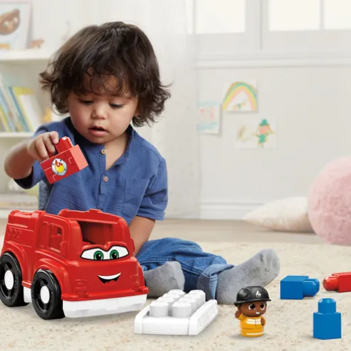 Mega Bloks First Builders Freddy Firetruck Building Set