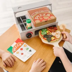Melissa & Doug Pizza Counter Wooden Roleplay Set