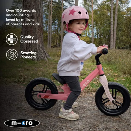 Micro 11 Inch Balance Bike Lite Pink