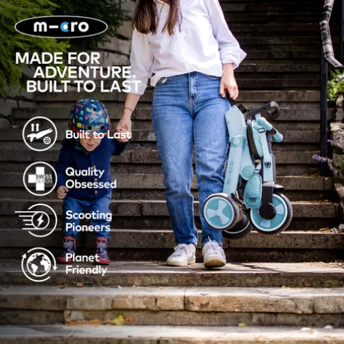 Micro 7 Stage Flexi Trike Blue