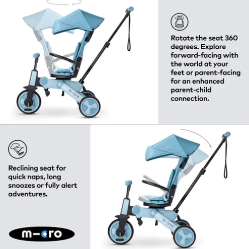 Micro 7 Stage Flexi Trike Blue