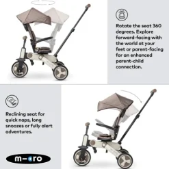 Micro 7 Stage Flexi Trike Brown