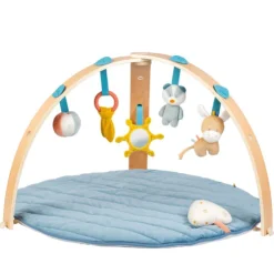 Nattou Felix and Leo Playmat with Wooden Arch