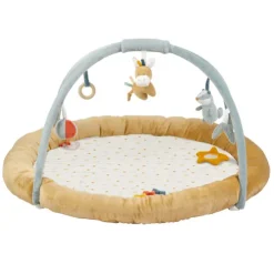 Nattou Felix and Leo Stuffed Playmat with Arches