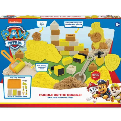 Nickelodeon Paw Patrol Rubble On The Double Mouldable Sand Playset
