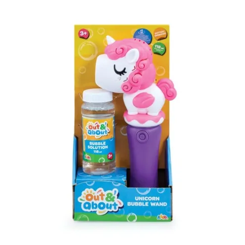 Out and About Unicorn Bubble Wand