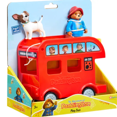 Paddington Bear Red Play Bus Playset